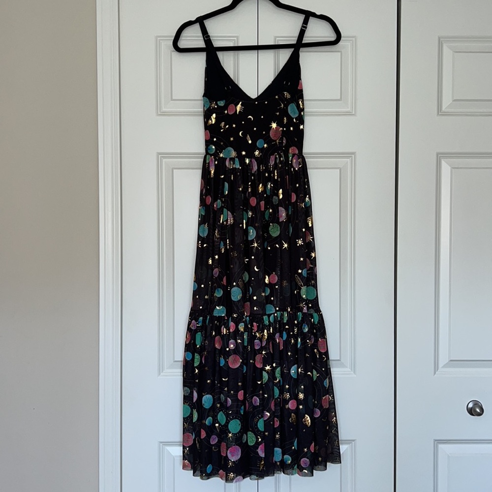 💥NWT Blackmilk Space Tourist Sheer Midaxi Dress ~ LIMITED Size XS - Picture 9 of 14